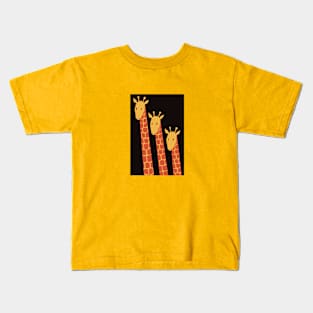 three giraffes Kids T-Shirt